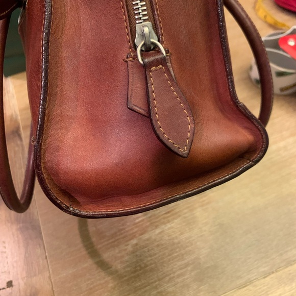 Preloved Dooney & Bourke Brown Leather Alto Collection Bag made in Italy - Picture 10 of 16